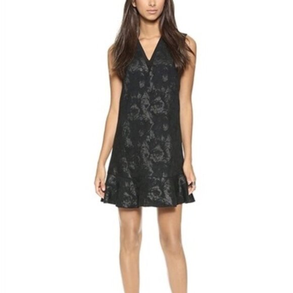 Rebecca Taylor Dresses & Skirts - Rebecca Taylor Floral Raffia Jacquard Dress Size 0